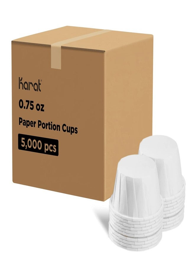 Karat 0.75 oz Paper Portion Cups - 5,000 ct - Image 1